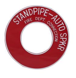 4 in. Standpipe Automatic Sprinkler Aluminum Sign