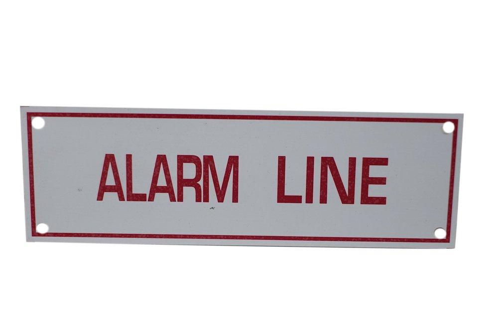 National Fire Products 2 in. Aluminum Fire Sprinkler Sign 