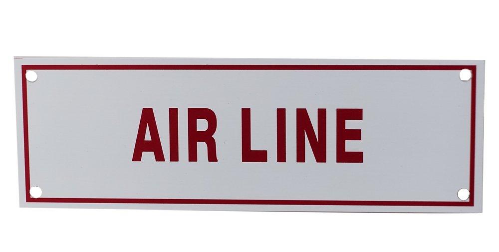 National Fire Products 2 in. Aluminum Fire Sprinkler Sign 