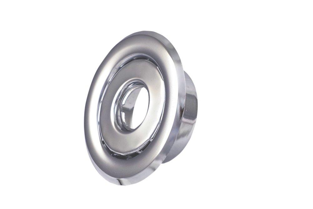 National Fire Products Chrome 1-7/8 in. Painted Steel Recessed Fire Sprinkler Escutcheon 