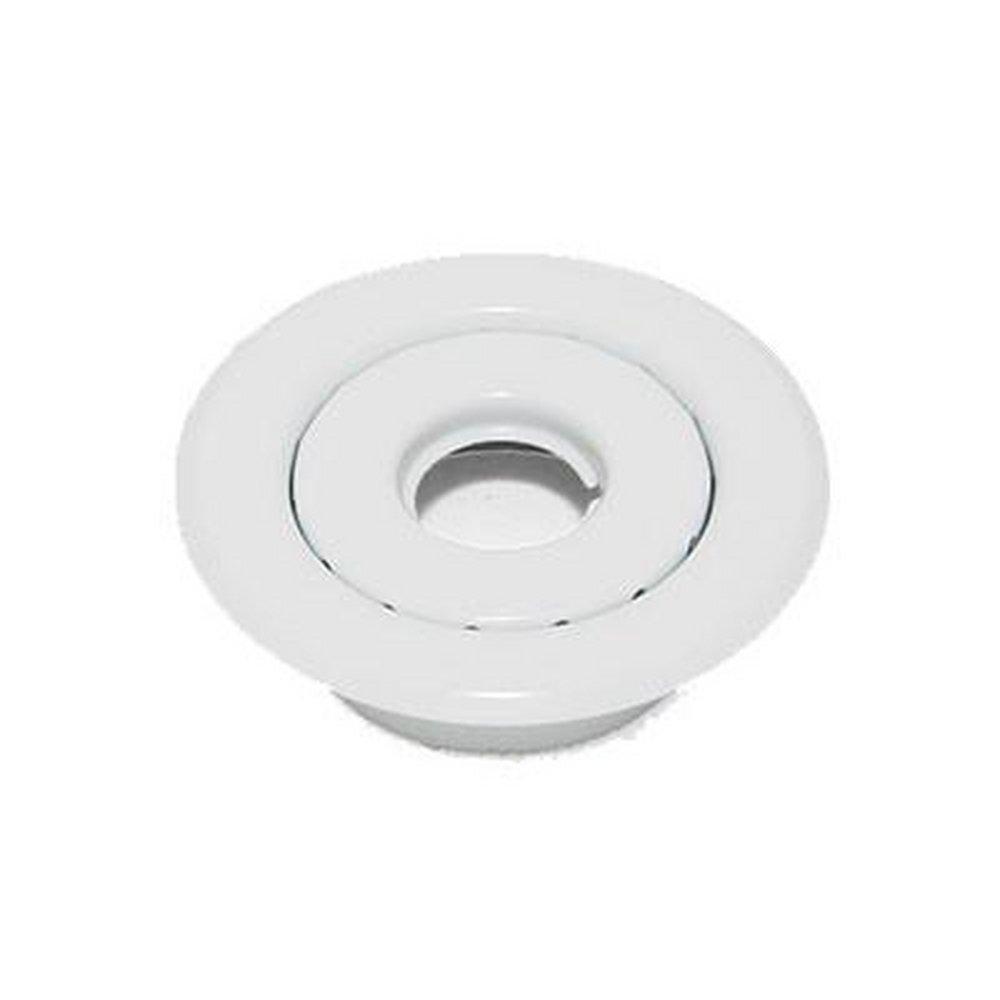 National Fire Products White 1-7/8 in. Painted Steel Recessed Fire Sprinkler Escutcheon 