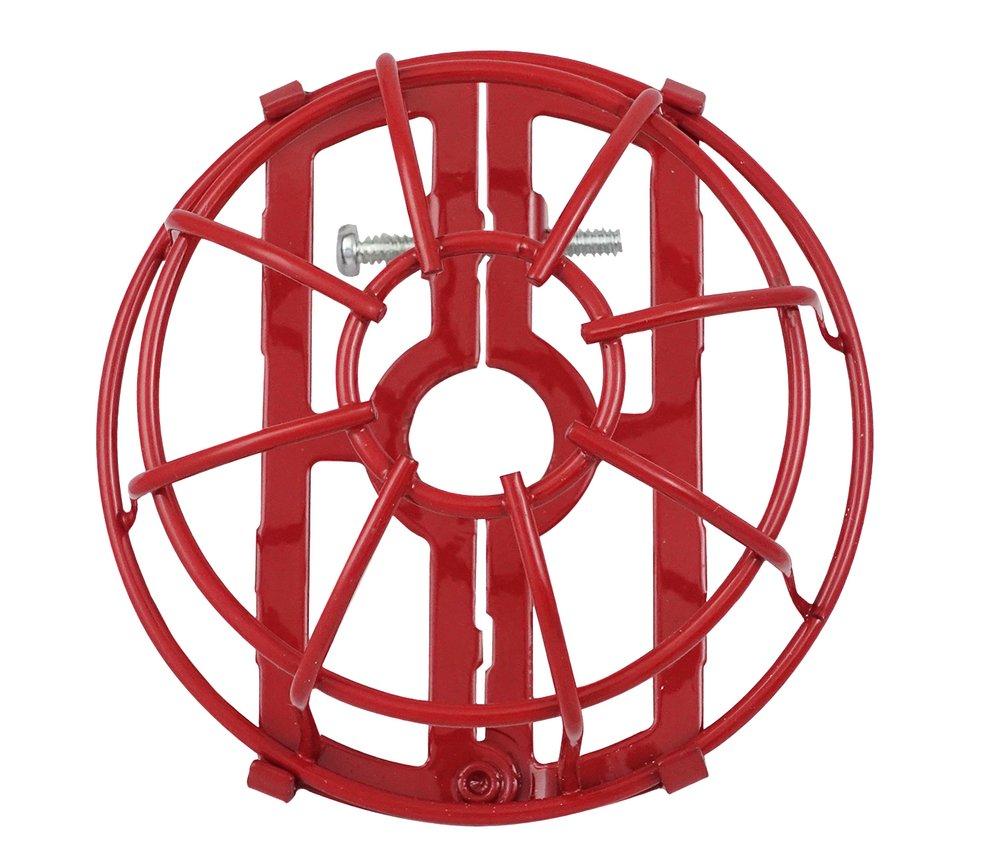 National Fire Products Red Fire Sprinkler Head Guard in Red 