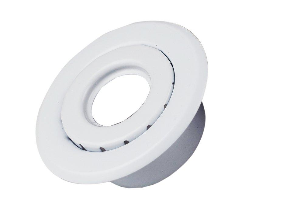 National Fire Products White 3/4 in. Recessed Fire Sprinkler Escutcheon 