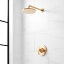 Single Handle Single Function Shower Faucet Set in Brushed Gold - 3/4 in. Valve Included