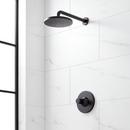 Single Handle Single Function Shower Faucet Set in Matte Black - Trim Only
