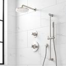 Signature Hardware Brushed Nickel Two Handle Single Function Shower System 