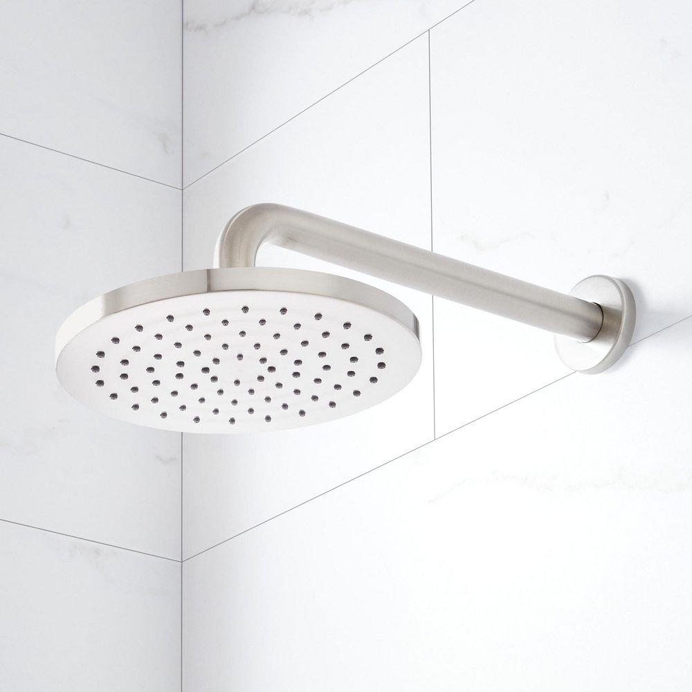 Signature Hardware Brushed Nickel Two Handle Single Function Shower System 