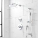 Two Handle Single Function Shower System Set in Polished Chrome - 1/2 in. and 3/4 in. Valve Included