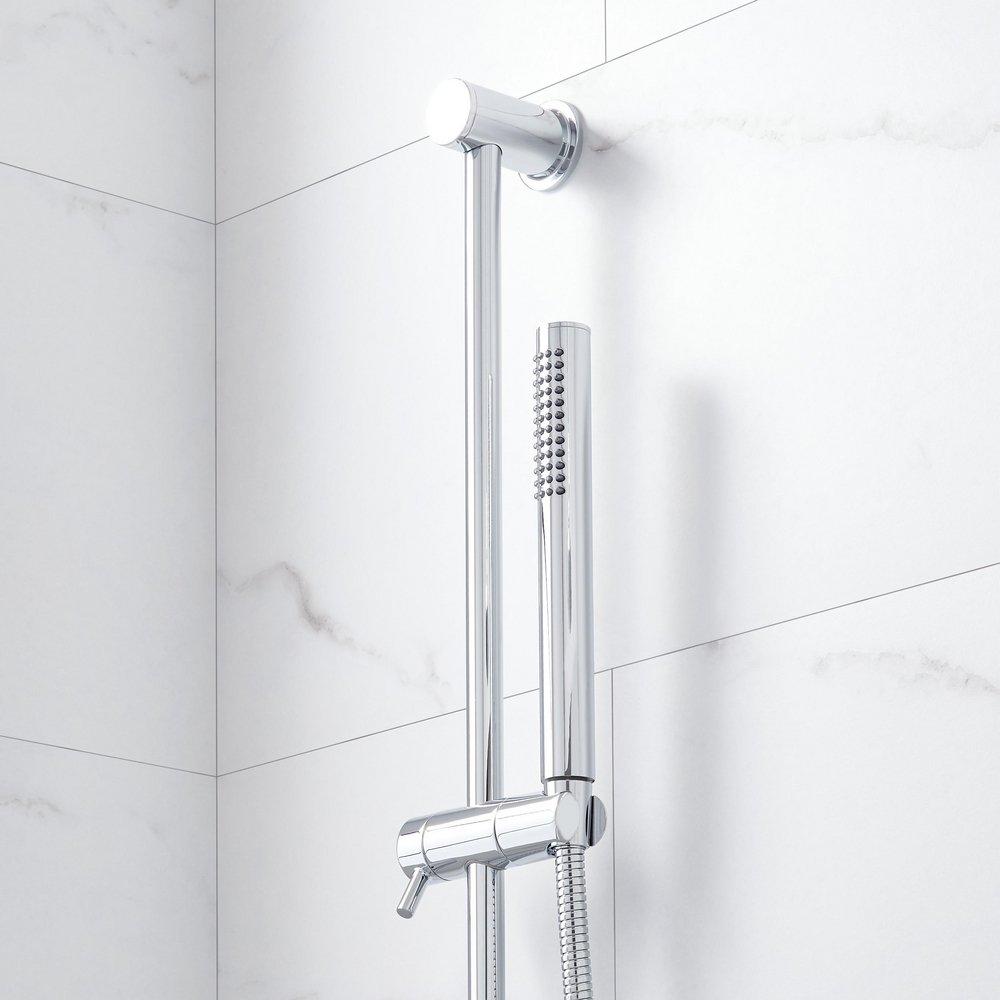 Signature Hardware Chrome Two Handle Single Function Shower System 