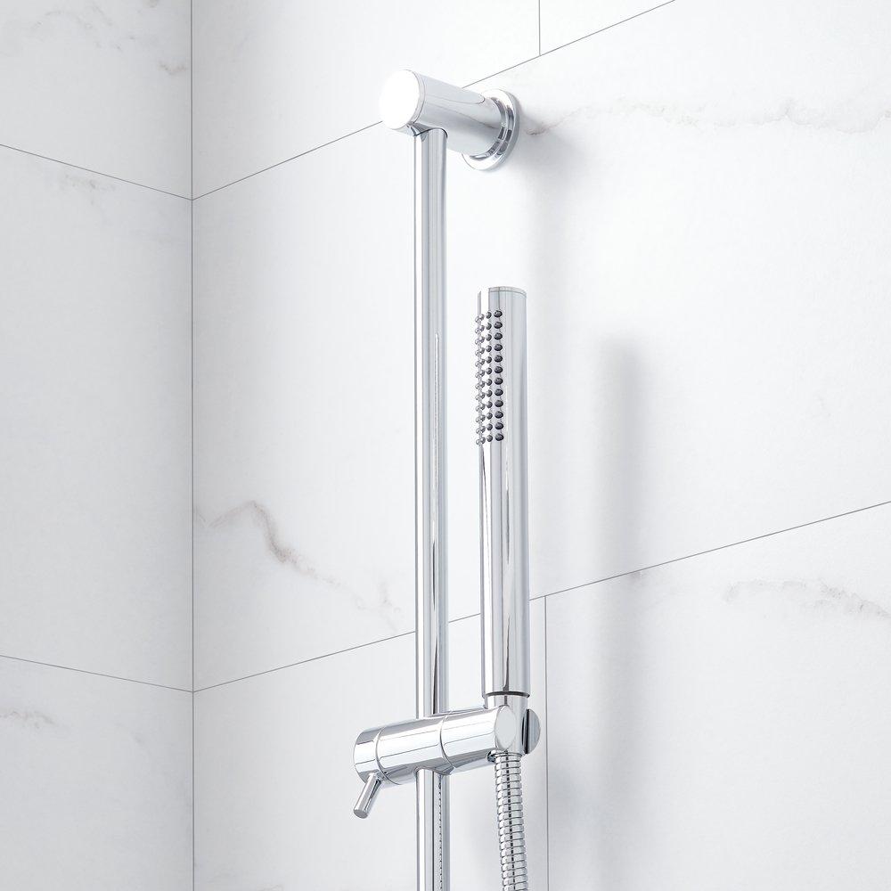 Signature Hardware Chrome Two Handle Single Function Shower System 