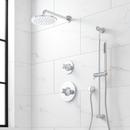 Two Handle Single Function Shower System in Chrome