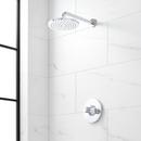 Single Handle Single Function Shower Faucet Set in Chrome - 1/2 in. Valve Included
