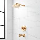 Signature Hardware Brushed Gold Single Handle Single Function Bathtub & Shower Faucet 