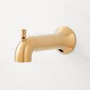 Signature Hardware Brushed Gold Single Handle Single Function Bathtub & Shower Faucet 