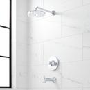 Single Handle Single Function Bathtub & Shower Faucet Set in Polished Chrome -1/2 in. Valve Included