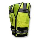 Radians Hi-Viz Green Polyester Mesh Reusable Surveyor Vest in Hi-Viz Green 