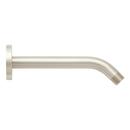 Signature Hardware Brushed Nickel 1/2 x 8 in. NPT Brass Shower Arm and Flange