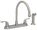 PROFLO® Brushed Nickel Two Handle Kitchen Faucet