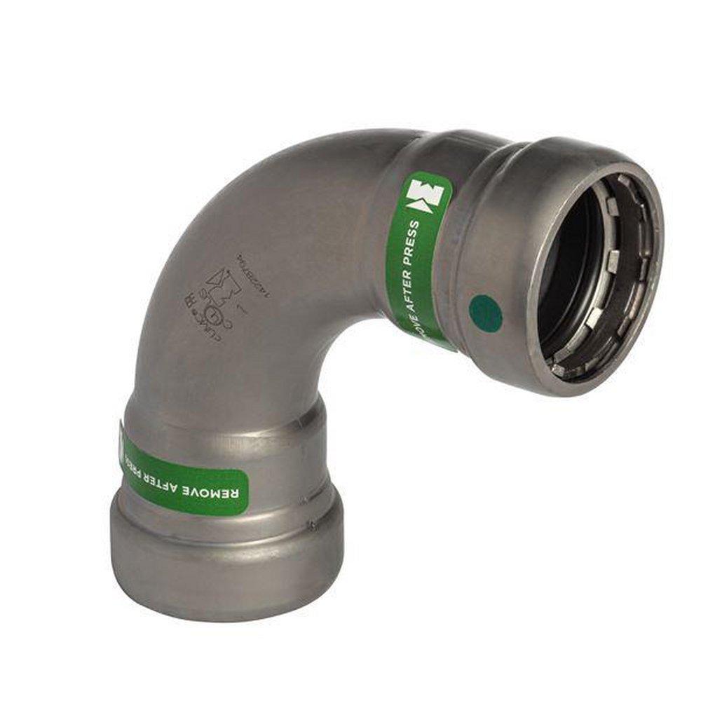 Streamline&reg; Press Carbon Steel and Rubber 90 Degree Long Radius Elbow 