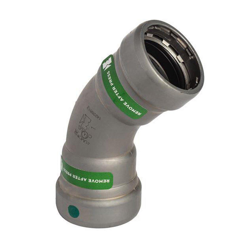 Streamline&reg; Press Carbon Steel and Rubber 45 Degree Elbow 