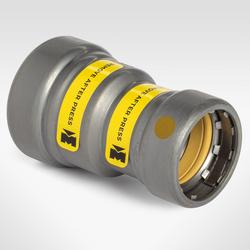 3/4 x 1/2 in. PxP Carbon Steel Reducing Coupling