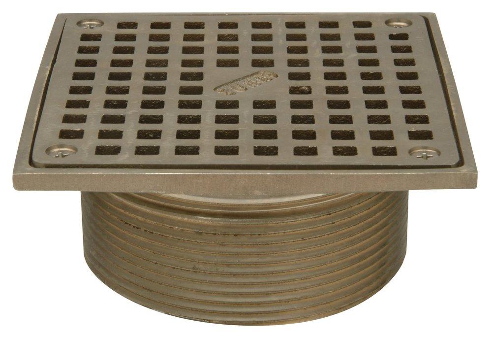 Zurn Nickel Bronze 5 in. Square Station Strainer 