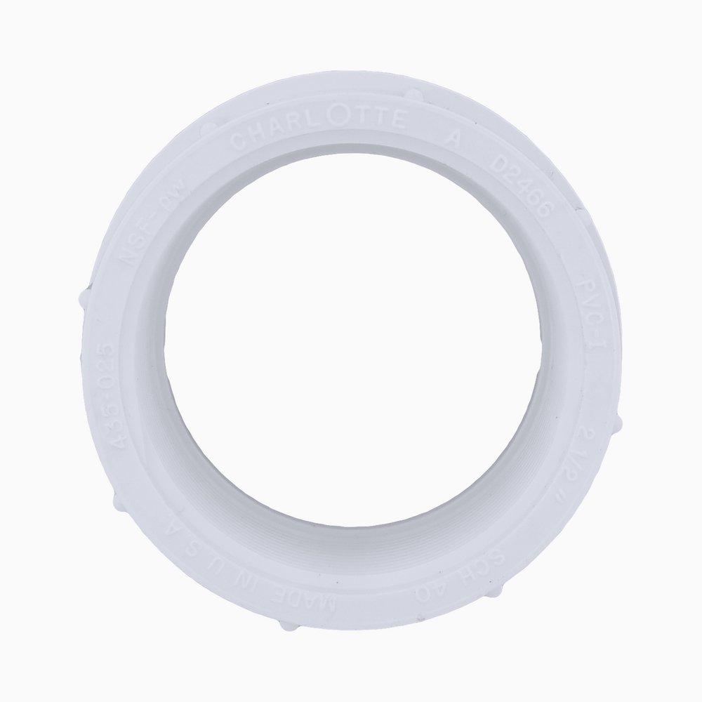 White PVC Schedule 40 Female Adapter 
