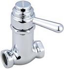 Central Brass Polished Chrome Lever Handle Straight Supply Stop Valve in Polished Chrome 