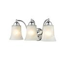 3-Light Vanity Fixture in Chrome 