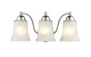 3-Light Vanity Fixture in Chrome 
