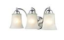 3-Light Vanity Fixture in Chrome 