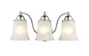 3-Light Vanity Fixture in Chrome 