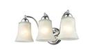 3-Light Vanity Fixture in Chrome 