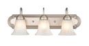 3-Light Vanity Fixture in Satin Nickel 