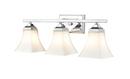 3-Light Vanity Fixture in Chrome 