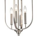 4-Light Pendant Light in Brushed Nickel 