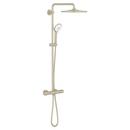 Two Handle Multi Function Shower System in Brushed Nickel