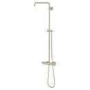 GROHE Brushed Nickel Infinity Finish Two Handle Shower System 