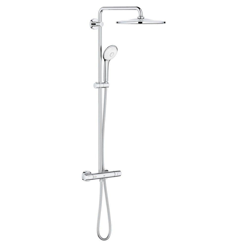 GROHE StarLight Chrome Two Handle Multi Function Shower System 