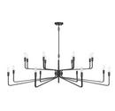 SALEM 16 LIGHT FORGED IRON CHANDELIER 