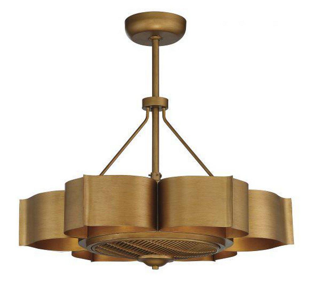 STOCKHOLM 6 LIGHT GOLD PATINA FAN D LIER 