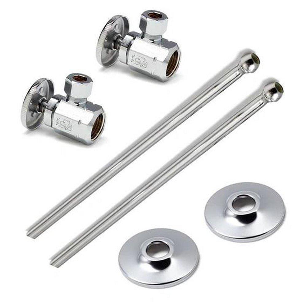 McGuire Manufacturing Chrome Sink 1/2 x 2-3/8 in. Supply Kit 