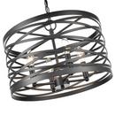4-Light Pendant Light in Matte Black 