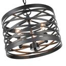 3-Light Pendant Light in Matte Black 