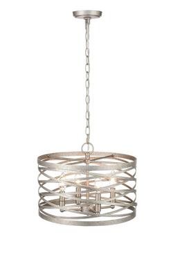 4-Light Pendant Light in Antique Nickel