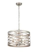 4-Light Pendant Light in Antique Nickel 