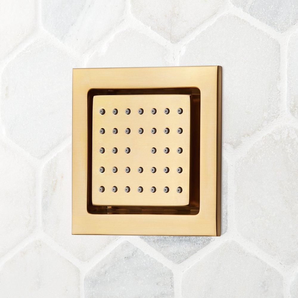 Signature Hardware Brushed Gold Single Function Body Spray 