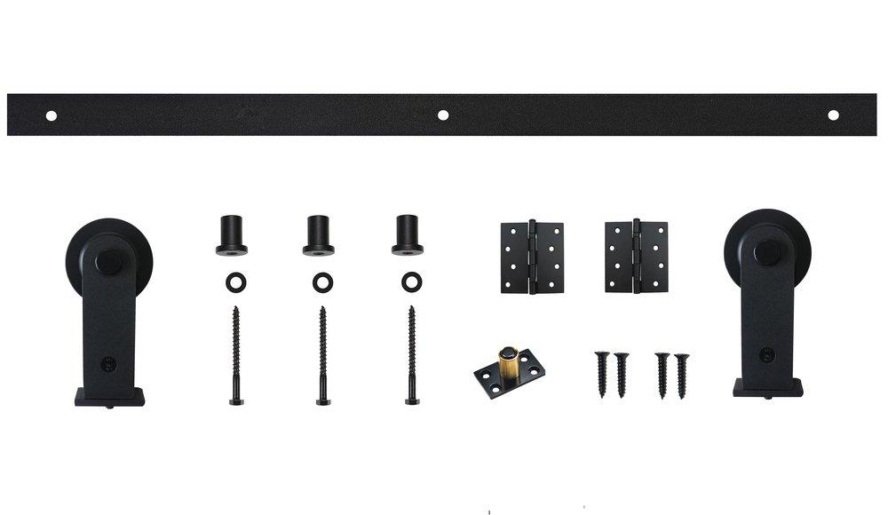 Signature Hardware Black Barn Door Kit 