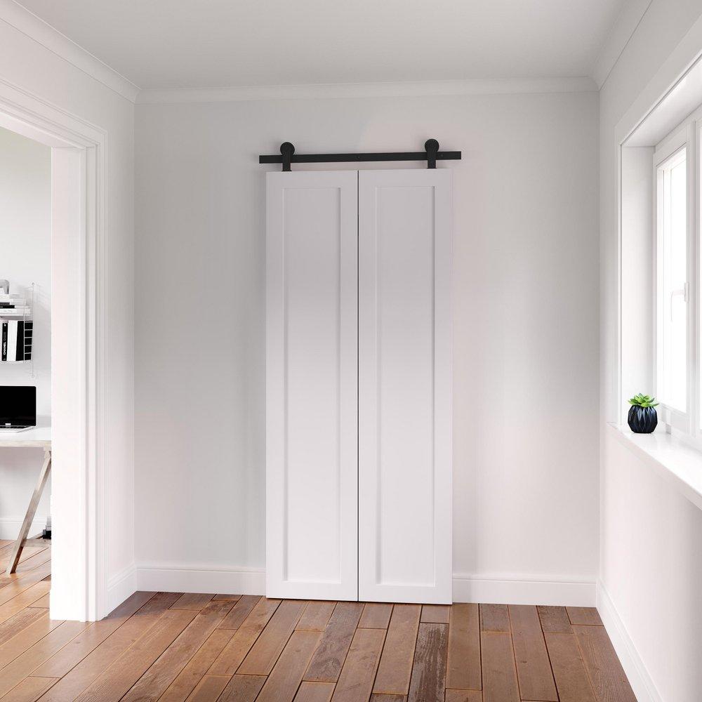 Signature Hardware Black Barn Door Kit 