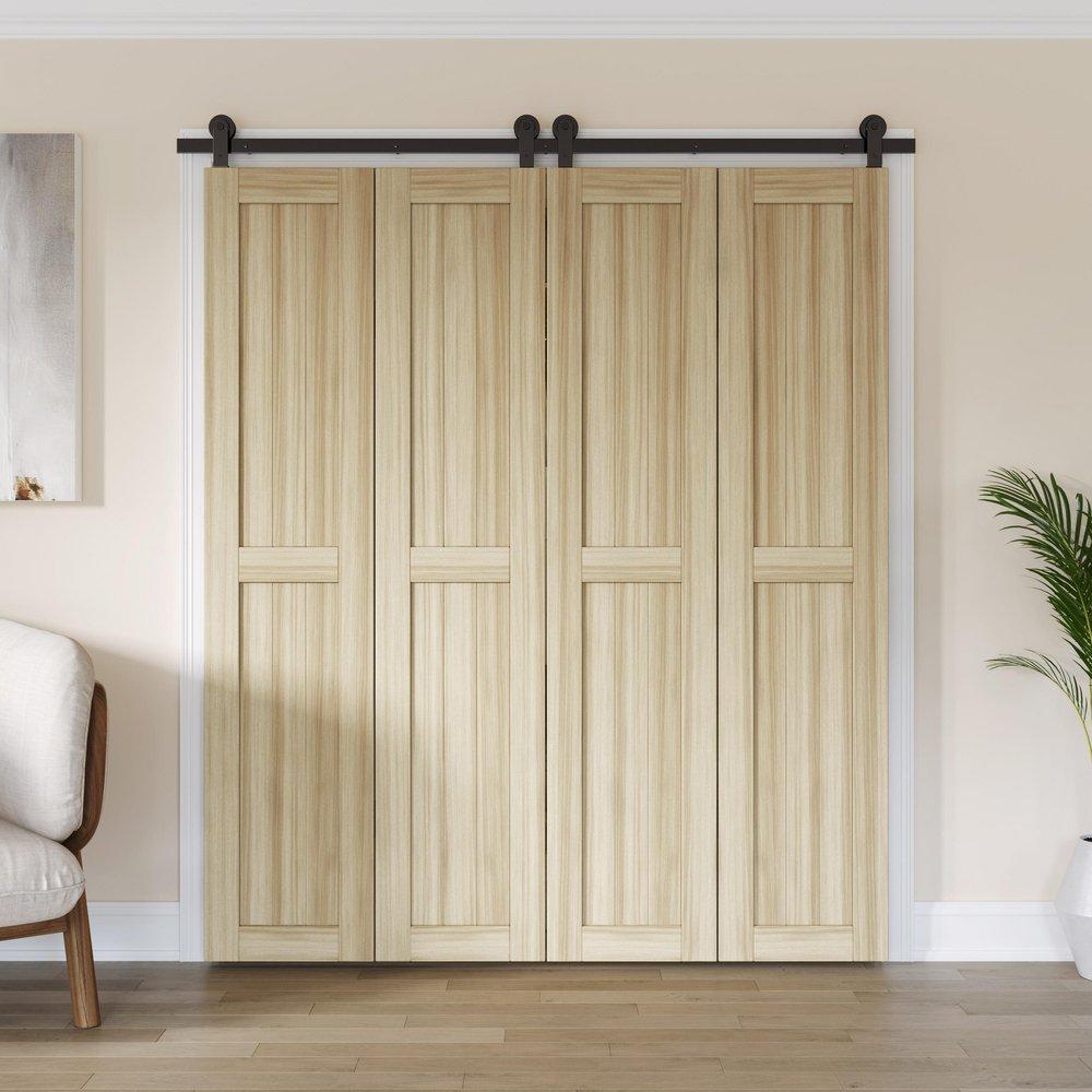 Signature Hardware Black Barn Door Kit 